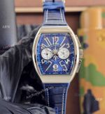 Copy Franck Muller Vanguard Yachting Blue Dial Chronograph Quartz Watches